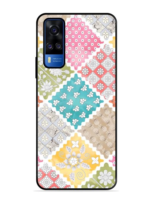 Patchwork Dreamscape Glossy Soft Edge Case for Vivo Y51A Chachhi