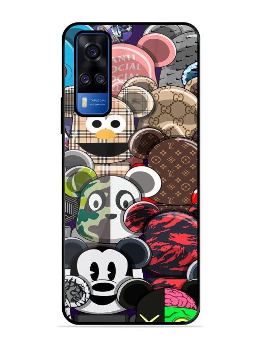 Streetwear Bearbrick Extravaganza Glossy Soft Edge Case for Vivo Y51A Chachhi