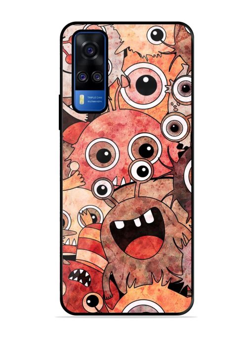 Monster Mash Glossy Soft Edge Case for Vivo Y51A Chachhi