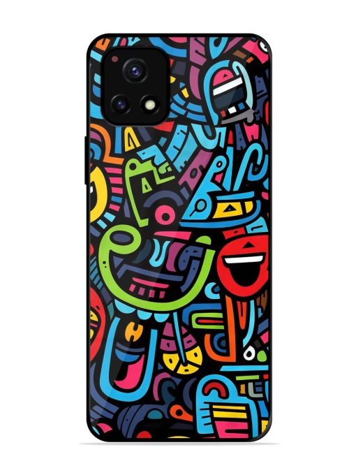 Doodlephoria Glossy Soft Edge Case for Vivo Y52S Chachhi