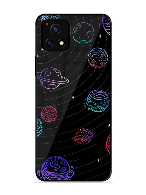 Cosmic Ballet Glossy Soft Edge Case for Vivo Y52S Chachhi