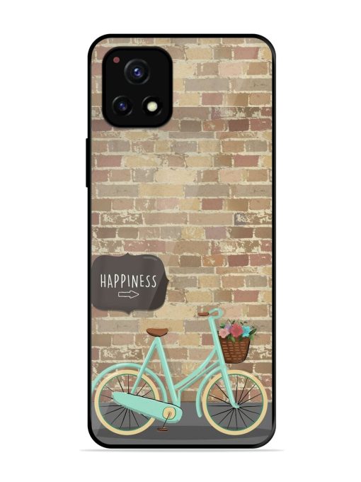 Pedaling Towards Happiness Glossy Soft Edge Case for Vivo Y52S Chachhi