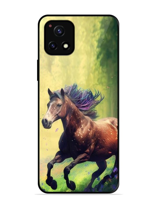 Enchanted Gallop Glossy Soft Edge Case for Vivo Y52S Chachhi