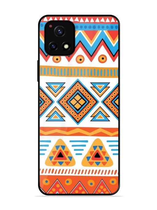 Vibrant Tribal Pattern Glossy Soft Edge Case for Vivo Y52S Chachhi