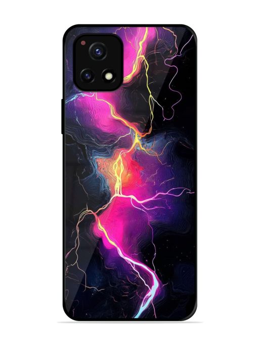 Electric Dreams Glossy Soft Edge Case for Vivo Y52S Chachhi