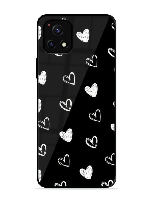 Scattered Hearts Glossy Soft Edge Case for Vivo Y52S Chachhi