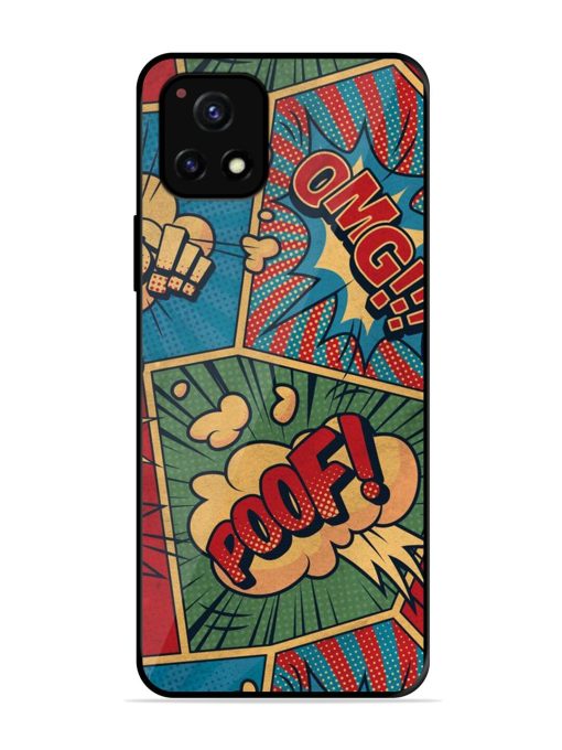 Comic Book Chaos Glossy Soft Edge Case for Vivo Y52S Chachhi