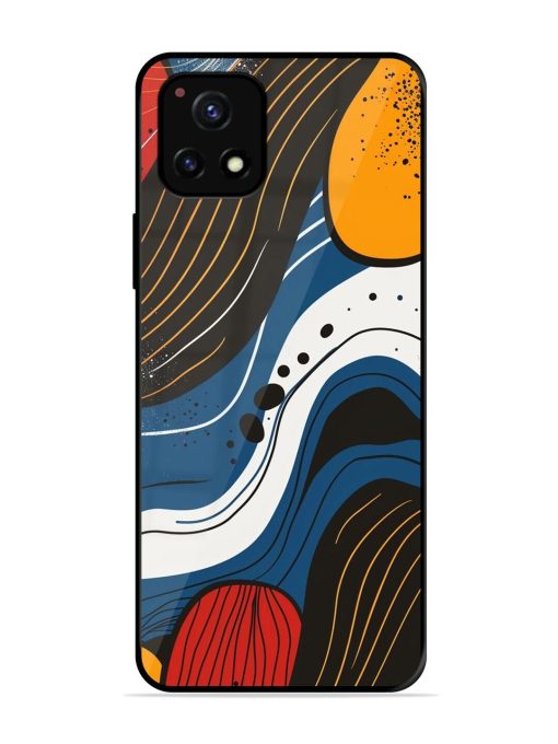 Abstract Expression Glossy Soft Edge Case for Vivo Y52S Chachhi