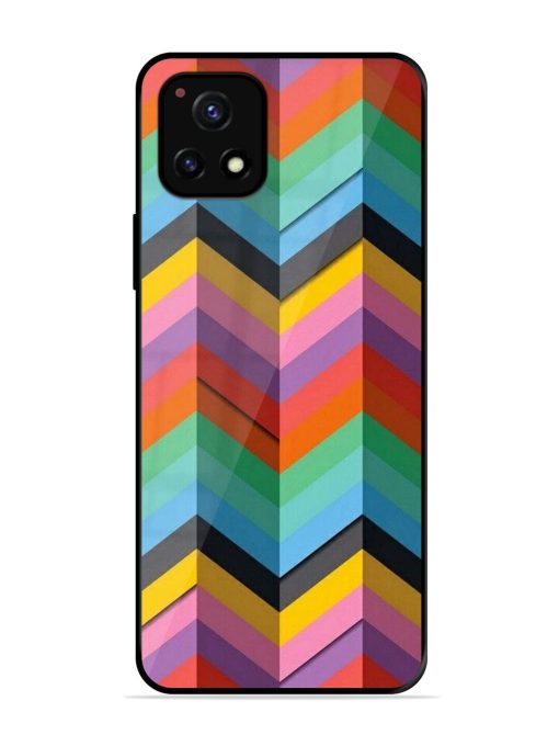 Colorful Zigzag Glossy Soft Edge Case for Vivo Y52S Chachhi