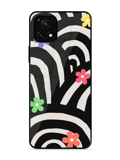 Rainbow Arcs Glossy Soft Edge Case for Vivo Y52S Chachhi