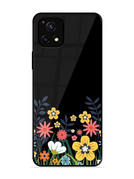 Floral Night Sky Glossy Soft Edge Case for Vivo Y52S Chachhi