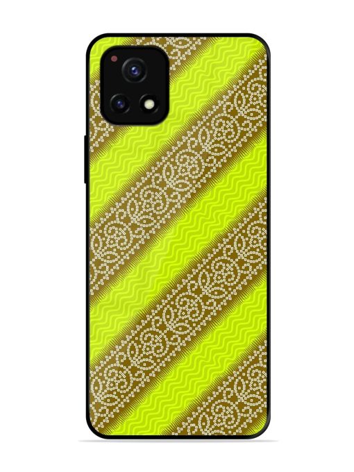 Golden Bandana Bliss Glossy Soft Edge Case for Vivo Y52S Chachhi