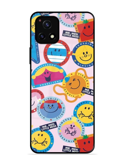 Whimsical Mr. Men & Little Miss Glossy Soft Edge Case for Vivo Y52S