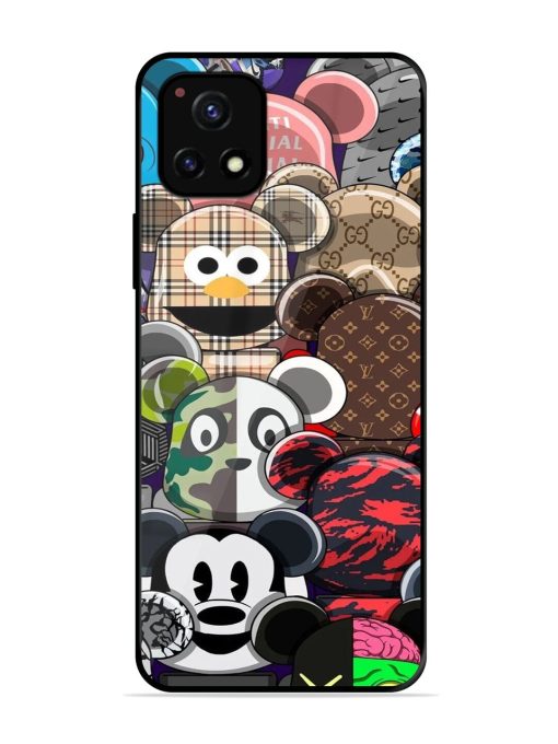 Streetwear Bearbrick Extravaganza Glossy Soft Edge Case for Vivo Y52S Chachhi