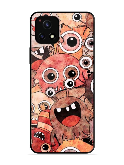 Monster Mash Glossy Soft Edge Case for Vivo Y52S Chachhi