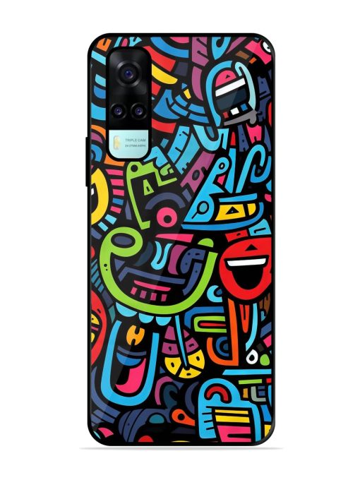 Doodlephoria Glossy Soft Edge Case for Vivo Y53S Chachhi