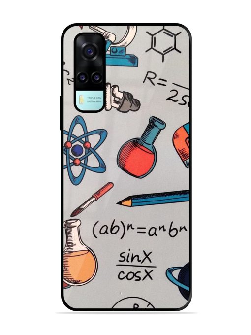 Science Doodle Glossy Soft Edge Case for Vivo Y53S Chachhi