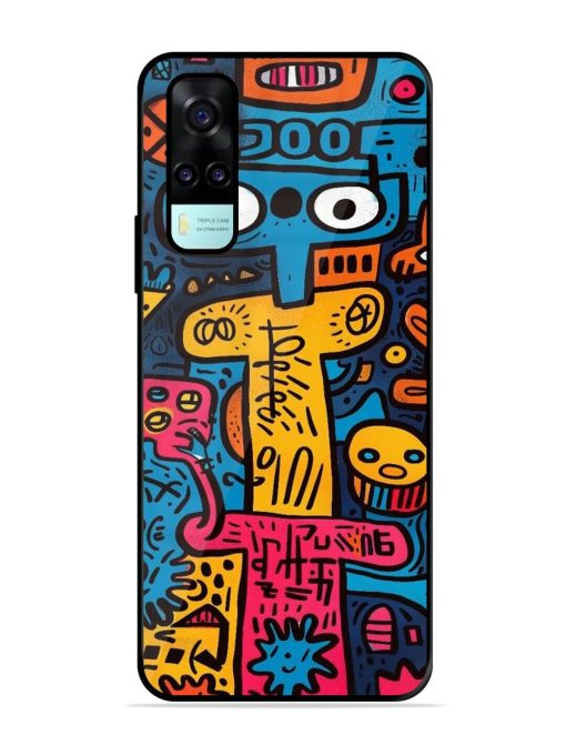 Doodletopia Glossy Soft Edge Case for Vivo Y53S Chachhi