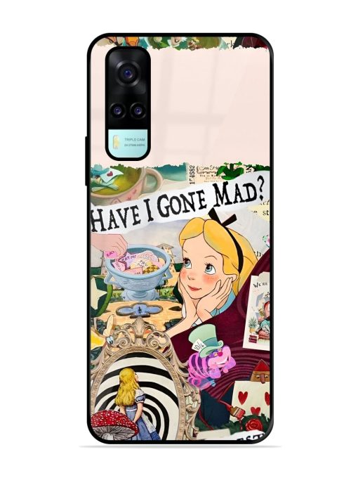 Mad Hatter'S Collage Glossy Soft Edge Case for Vivo Y53S Chachhi