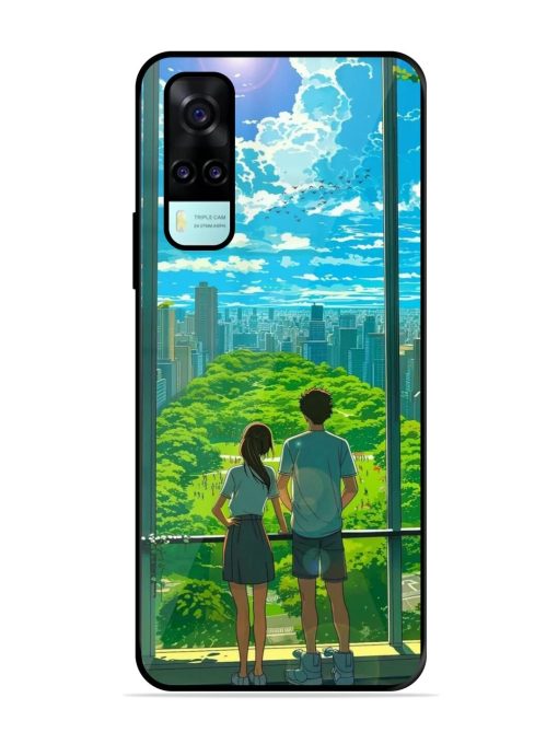 Cyberpunk Dreamscape Glossy Soft Edge Case for Vivo Y53S Chachhi