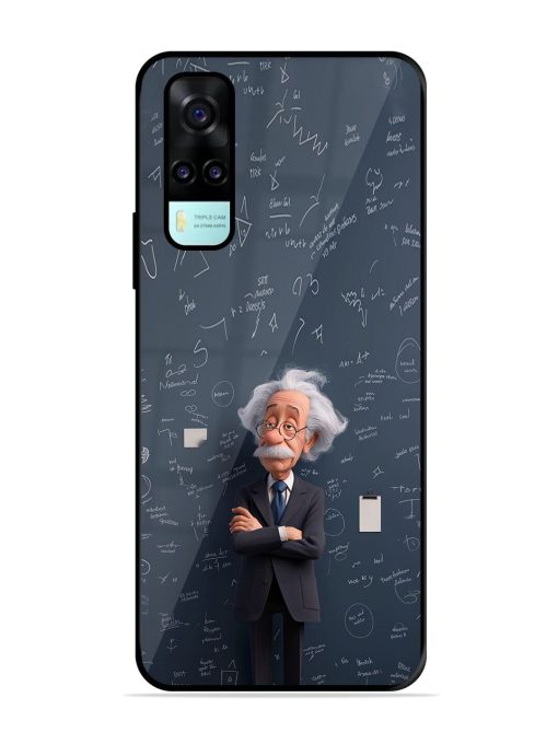 Albert Einstein Glossy Soft Edge Case for Vivo Y53S Chachhi