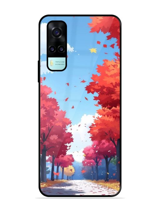 Autumn'S Embrace Glossy Soft Edge Case for Vivo Y53S Chachhi