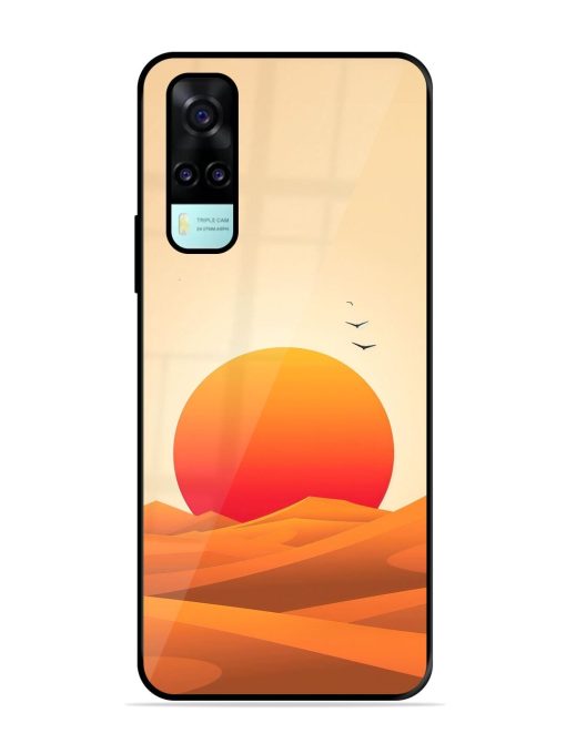 Desert Sunset Glossy Soft Edge Case for Vivo Y53S Chachhi