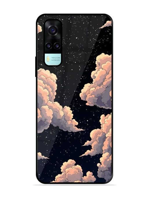 Starry Night Dreams Glossy Soft Edge Case for Vivo Y53S Chachhi