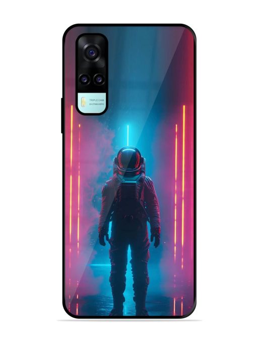 Neon Astronaut Glossy Soft Edge Case for Vivo Y53S