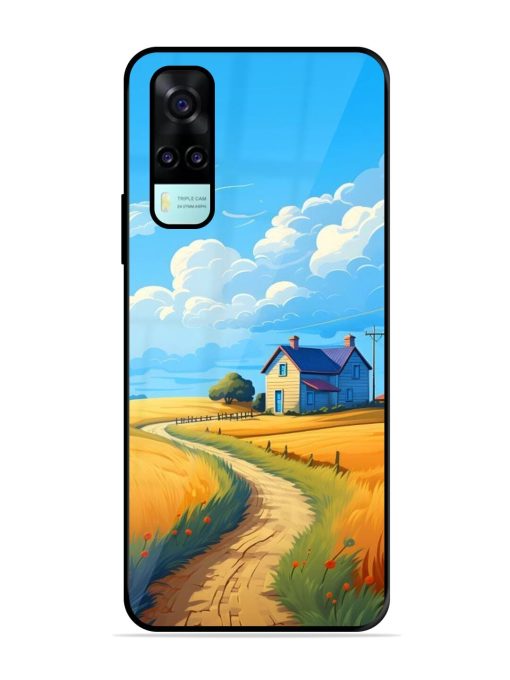 Countryside Cottage Glossy Soft Edge Case for Vivo Y53S Chachhi