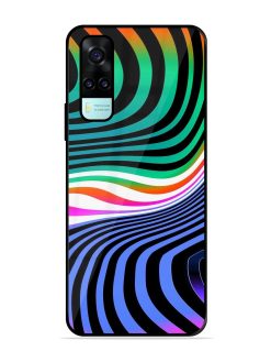 Psychedelic Waves Glossy Soft Edge Case for Vivo Y53S