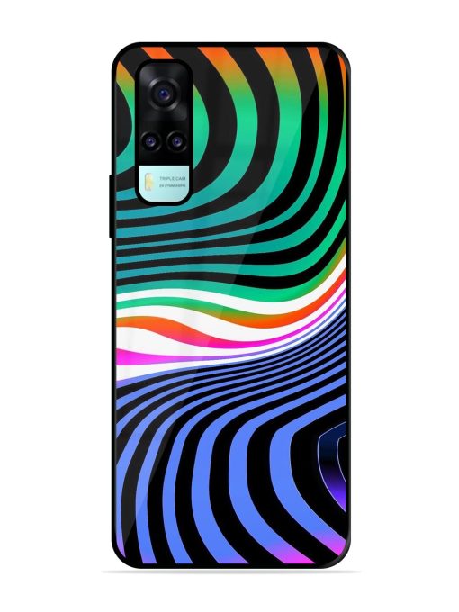 Psychedelic Waves Glossy Soft Edge Case for Vivo Y53S Chachhi