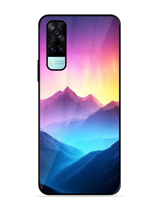 Cosmic Mountains Glossy Soft Edge Case for Vivo Y53S