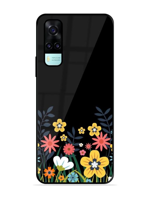 Floral Night Sky Glossy Soft Edge Case for Vivo Y53S Chachhi