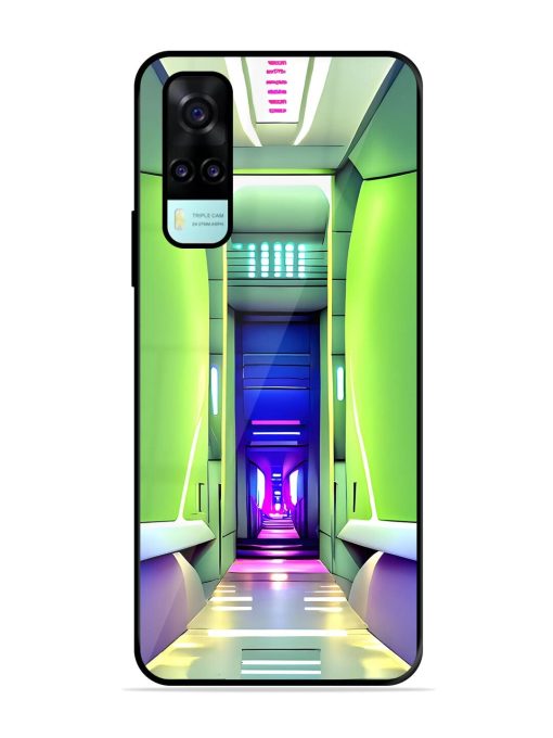 Neon Corridor Glossy Soft Edge Case for Vivo Y53S Chachhi