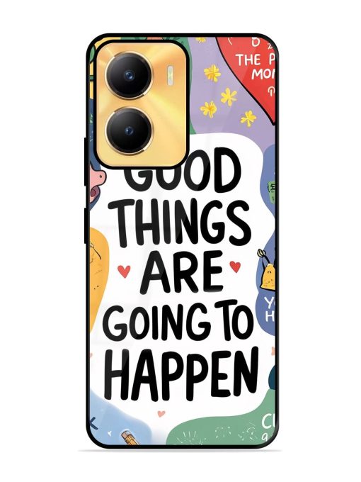 Uplifting Scribbles Glossy Soft Edge Case for Vivo Y56 (5G) Chachhi