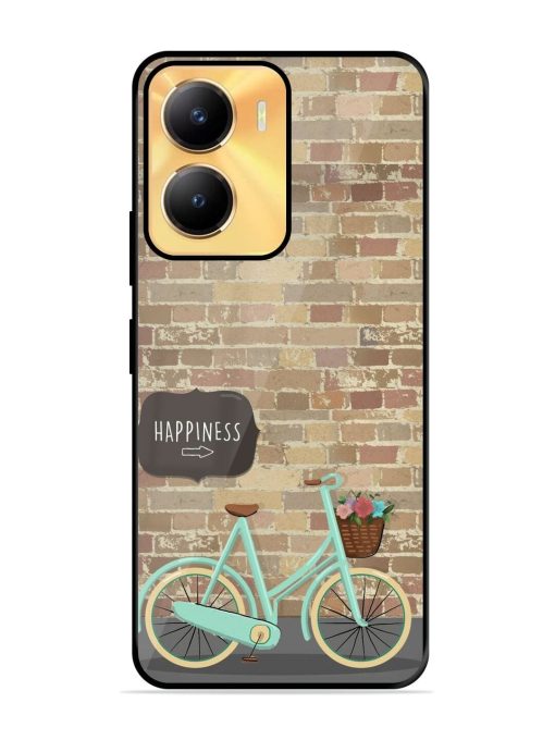 Pedaling Towards Happiness Glossy Soft Edge Case for Vivo Y56 (5G) Chachhi