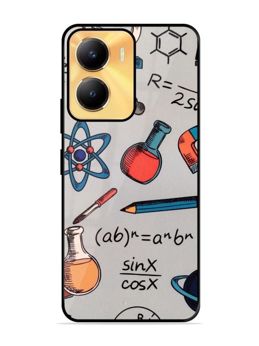 Science Doodle Glossy Soft Edge Case for Vivo Y56 (5G) Chachhi