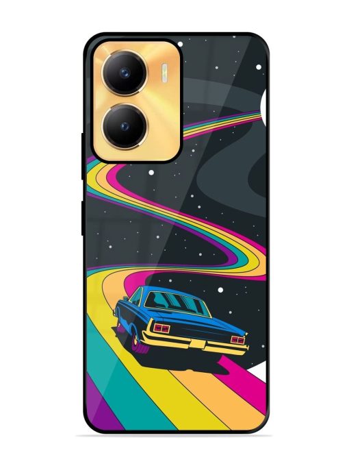 Rainbow Road Glossy Soft Edge Case for Vivo Y56 (5G) Chachhi