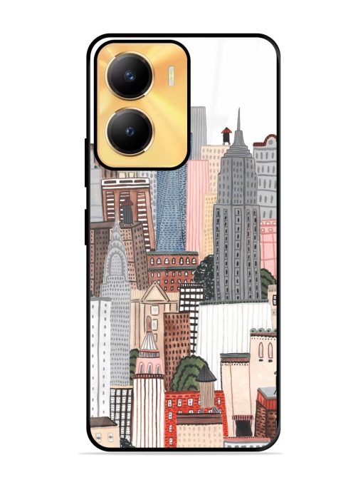 Cityscape Dreams Glossy Soft Edge Case for Vivo Y56 (5G) Chachhi