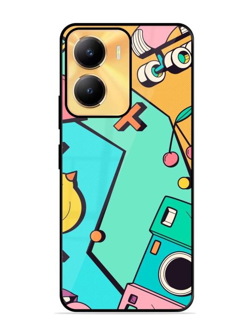 Retro Remix Glossy Soft Edge Case for Vivo Y56 (5G) Chachhi