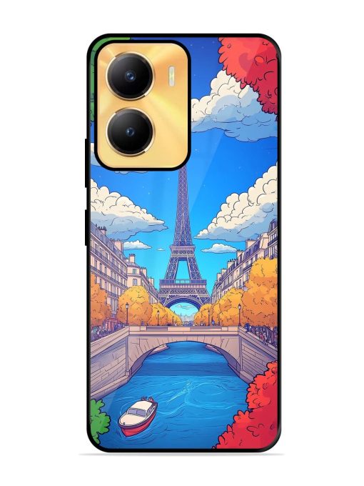 Parisian Panorama Glossy Soft Edge Case for Vivo Y56 (5G) Chachhi