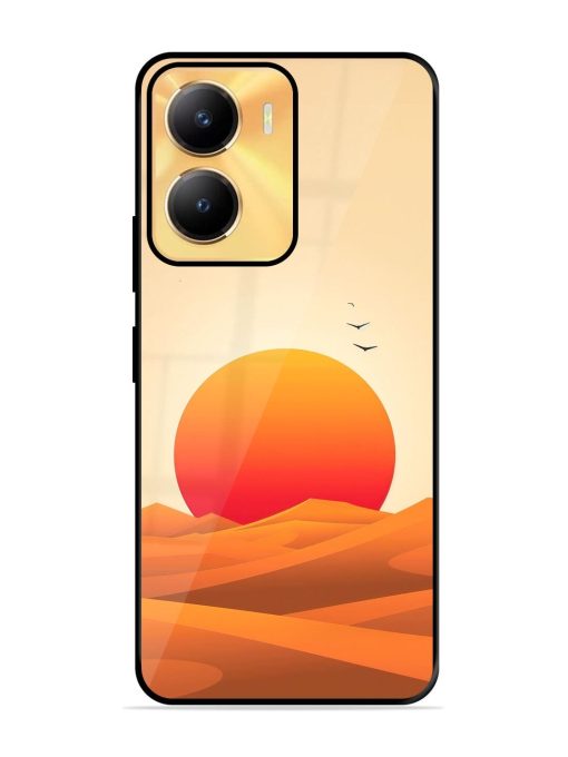 Desert Sunset Glossy Soft Edge Case for Vivo Y56 (5G) Chachhi