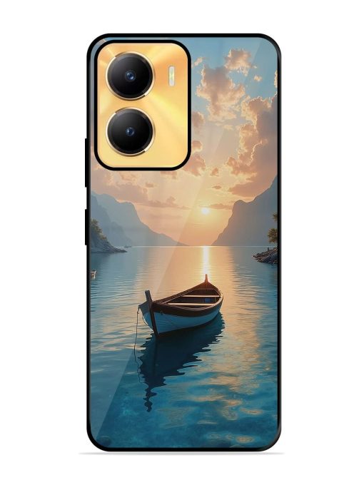 Serene Sunset Glossy Soft Edge Case for Vivo Y56 (5G) Chachhi