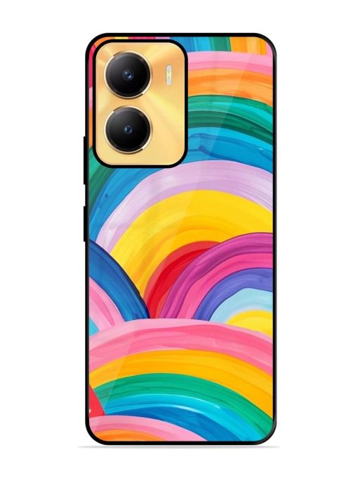 Rainbow Symphony Glossy Soft Edge Case for Vivo Y56 (5G)