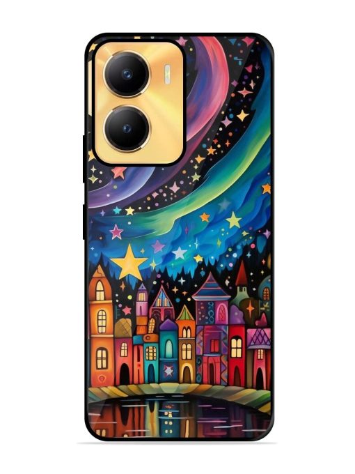 Starlit Village Glossy Soft Edge Case for Vivo Y56 (5G) Chachhi