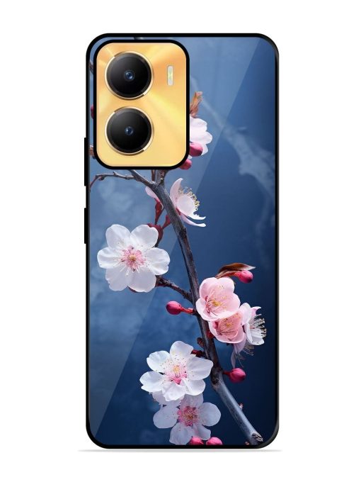 Delicate Blossoms Glossy Soft Edge Case for Vivo Y56 (5G) Chachhi