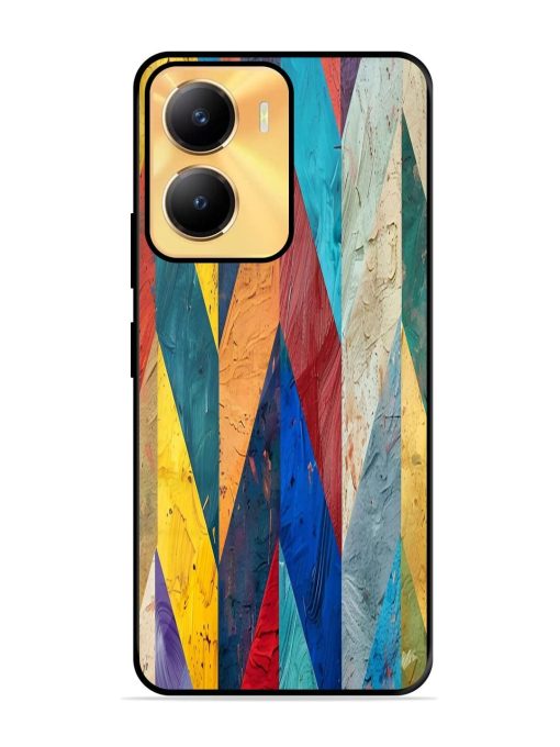 Abstract Tapestry Glossy Soft Edge Case for Vivo Y56 (5G) Chachhi