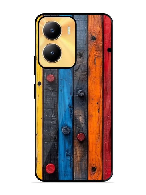 Rainbow Plank Glossy Soft Edge Case for Vivo Y56 (5G)