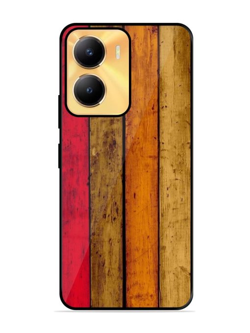 Colorful Woodgrain Glossy Soft Edge Case for Vivo Y56 (5G) Chachhi